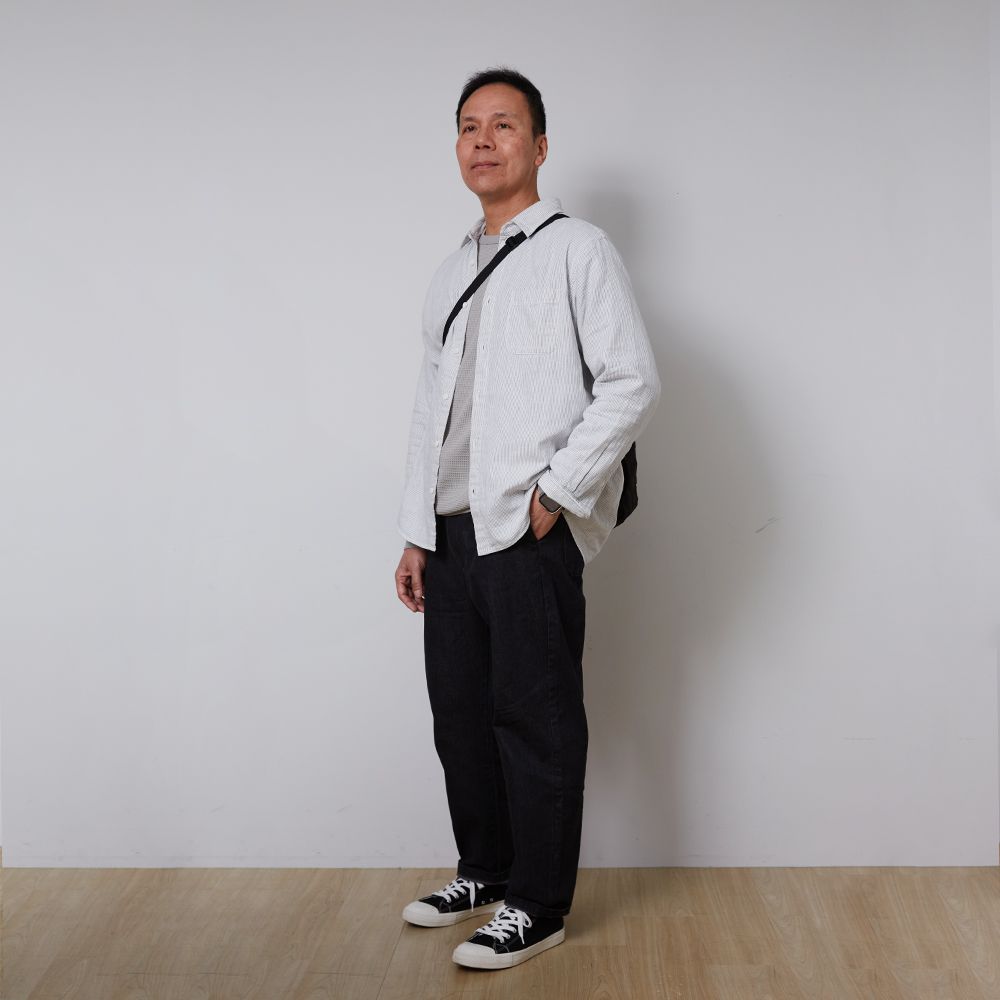 【吉貝木棉】二重紗織長袖襯衫