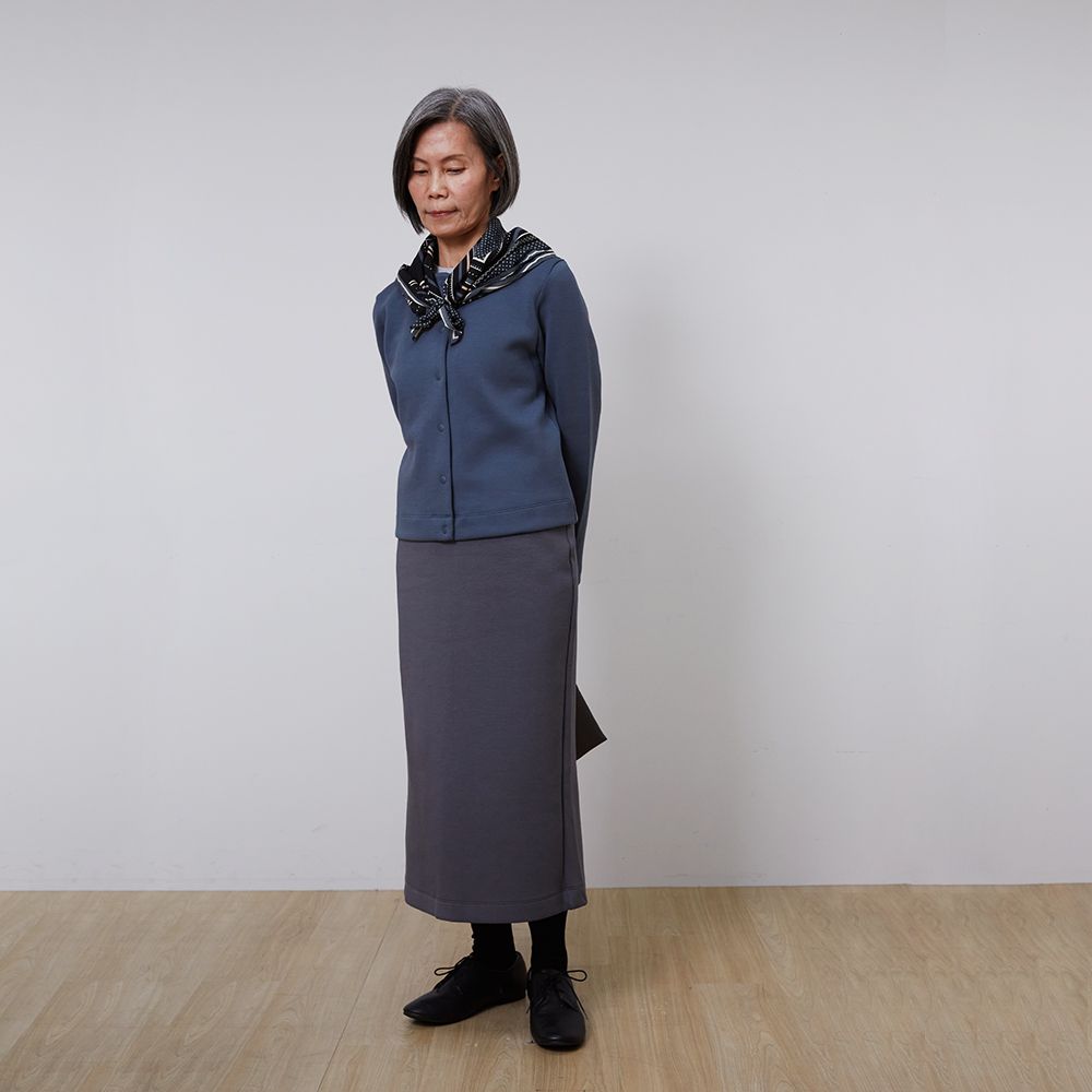 【二重織】裏毛開襟衫